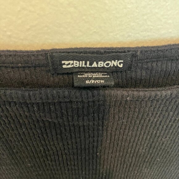Billabong Black Crop Top Size Small - Picture 6 of 7